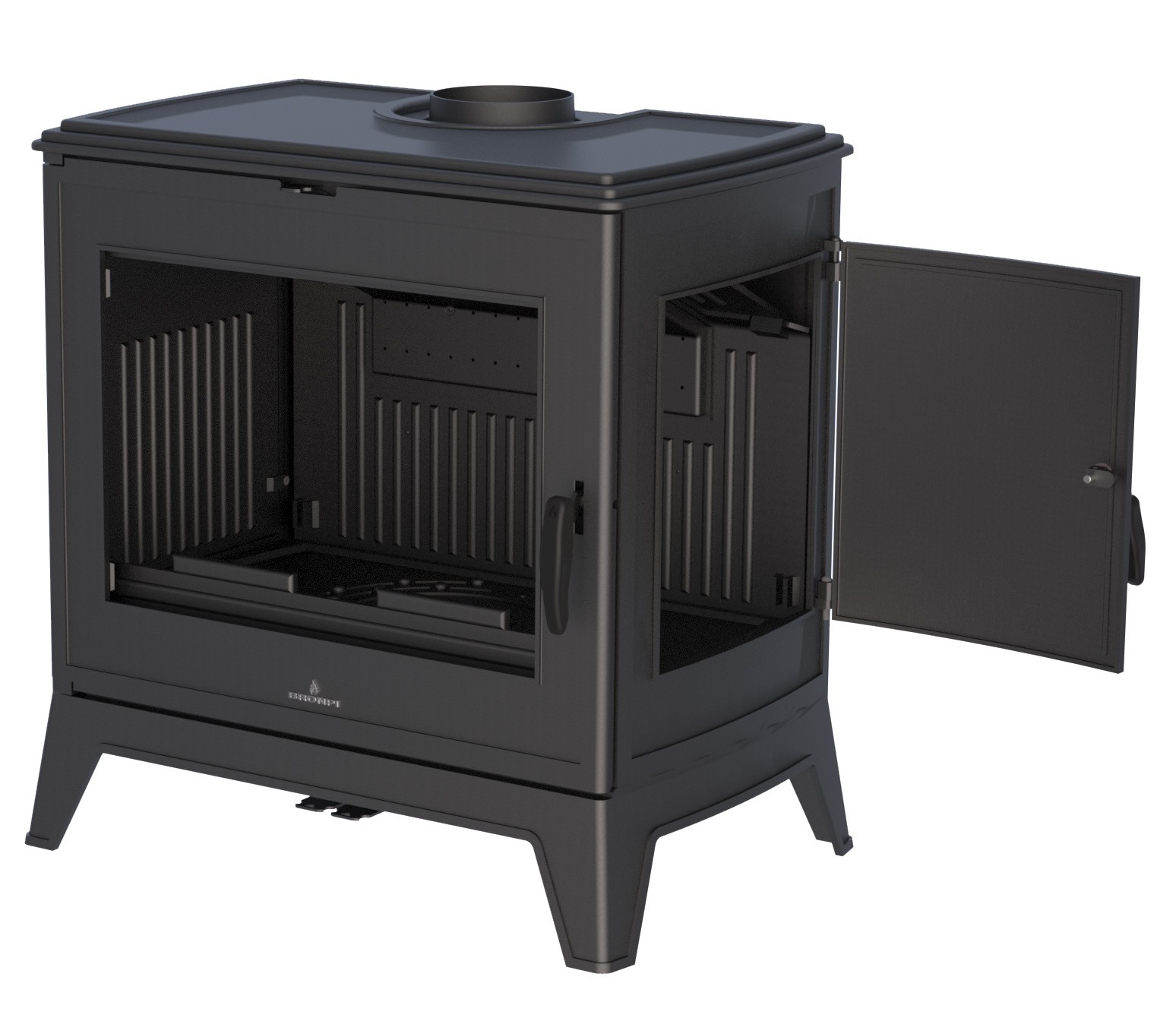 Stufa a legna en fonte - BRONPI Derby 14 kW