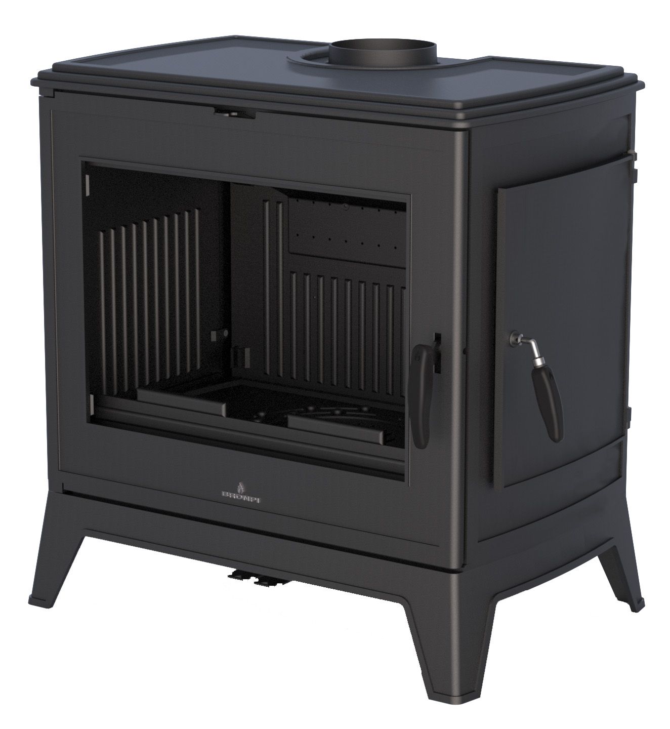 Stufa a legna en fonte - BRONPI Derby 14 kW