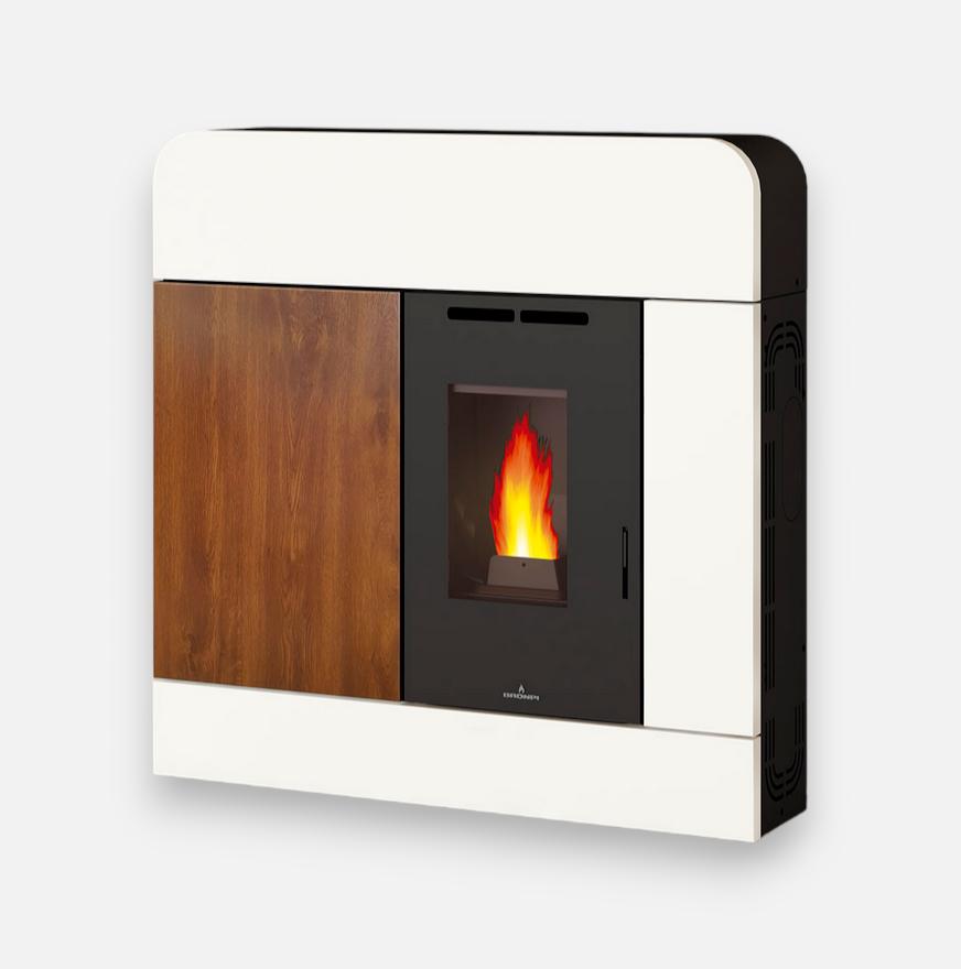 Stufa a pellet extra-plat - BRONPI Dora 11 kW
