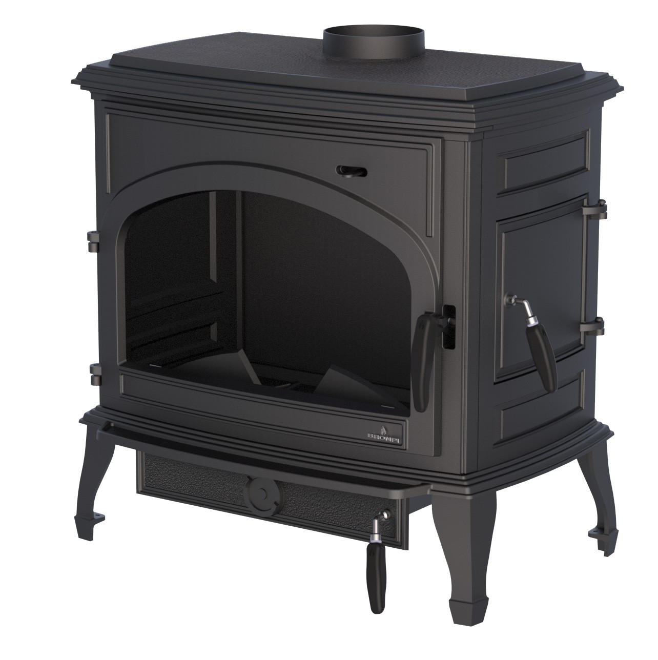 Stufa a legna en fonte - BRONPI Etna 11.3 kW