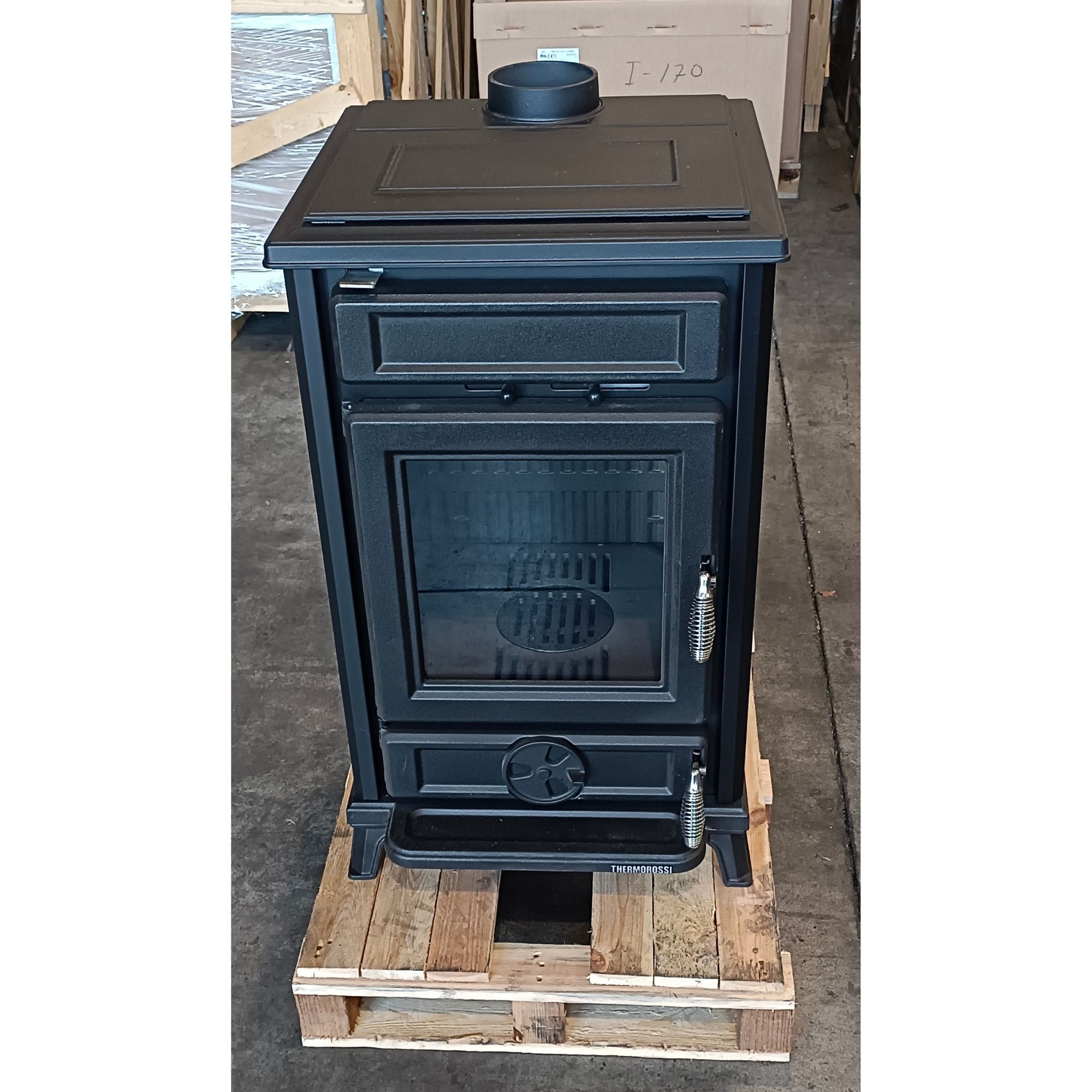 Modèle reconditionné - Stufa a legna en fonte - THERMOROSSI Filò Evo 10.8 kW