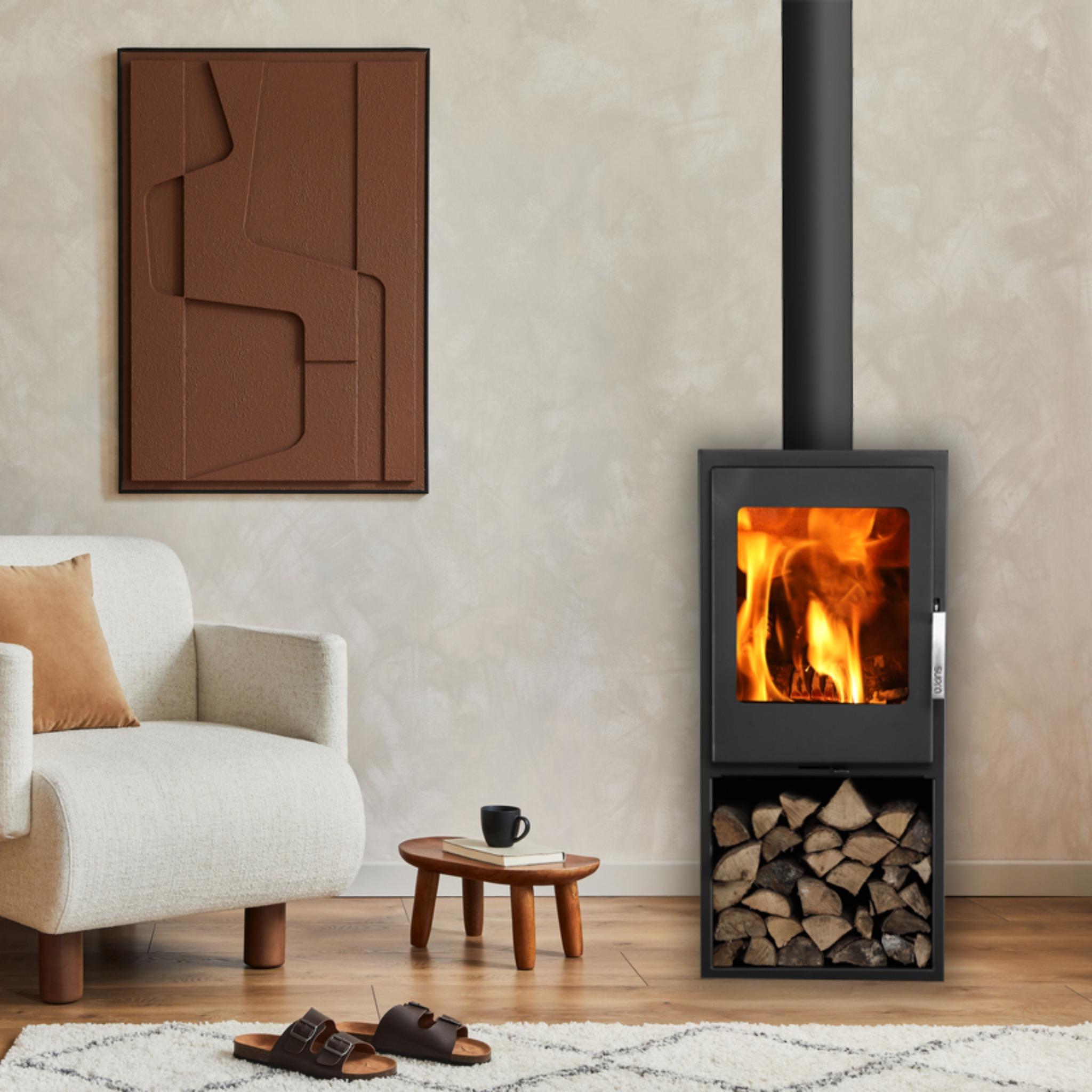 Stufa a legna étanche - SUPRA Jacco Bûcher 4.8 kW