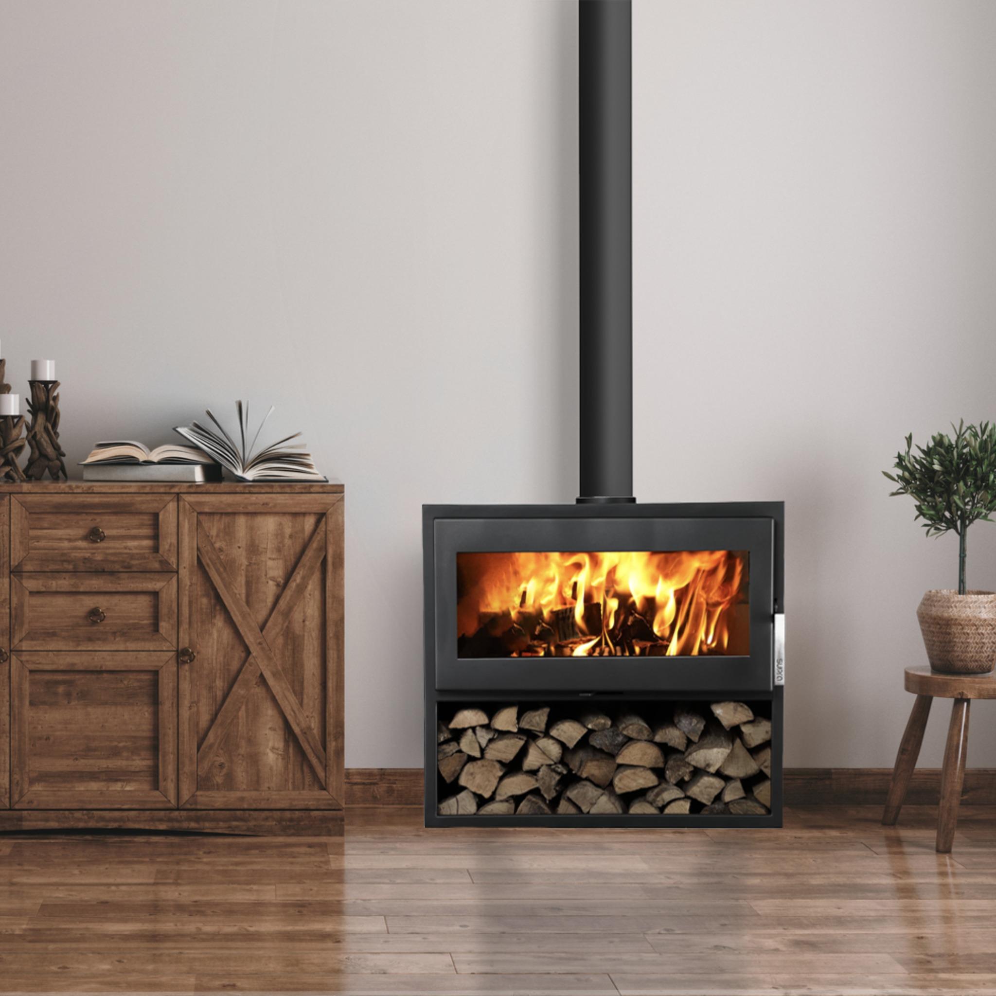 Stufa a legna étanche - SUPRA Larry Bûcher 8.5 kW