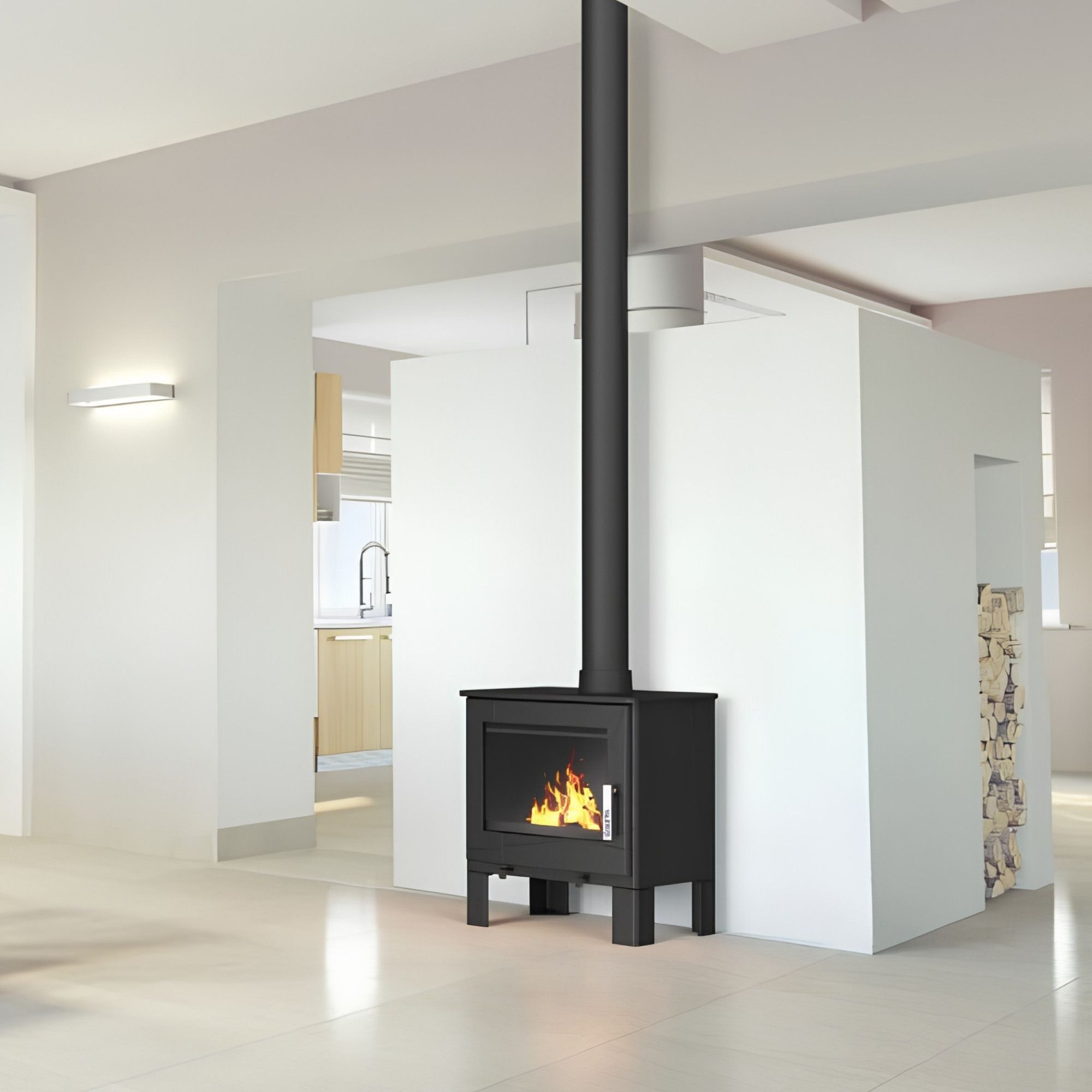 Stufa a legna étanche en fonte - SUPRA Adam 7.3 kW