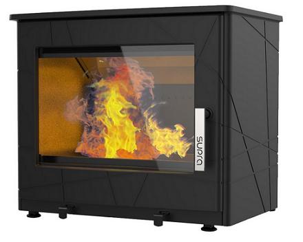 Stufa a legna étanche en fonte - SUPRA Usko Rabaissé 9.1 kW