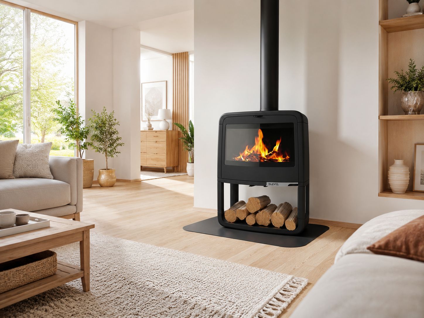 Stufa a legna en fonte - SUPRA Paul Bûcher 10 kW