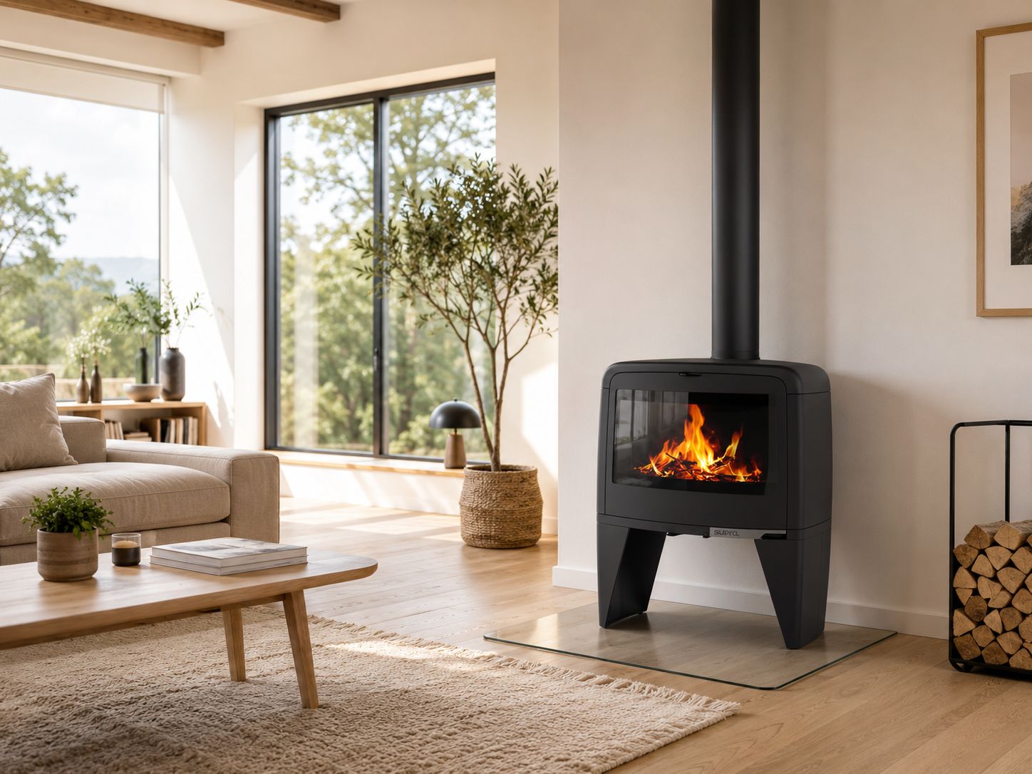 Stufa a legna en fonte - SUPRA Paul Haut 10 kW