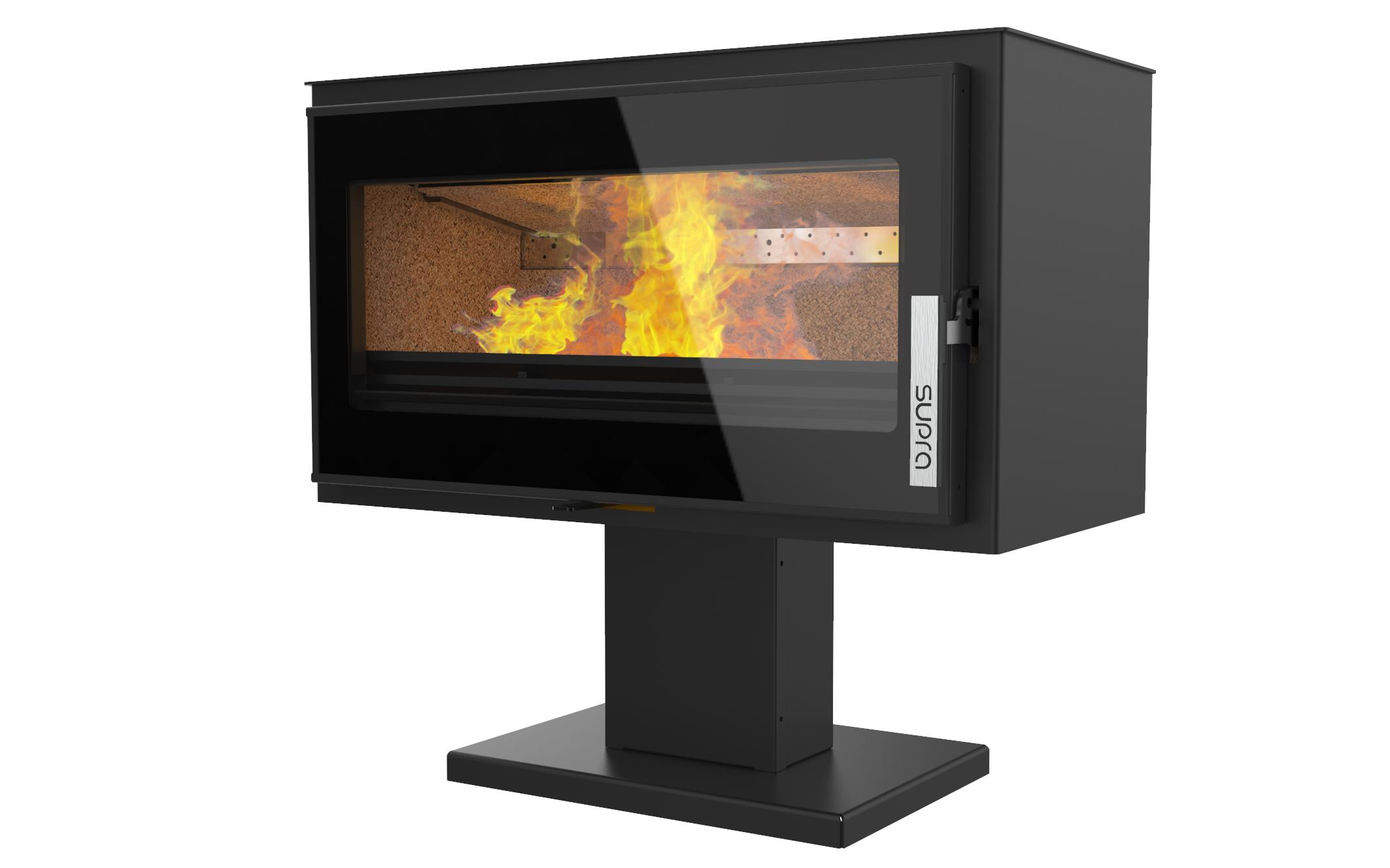 Stufa a legna étanche - SUPRA Larry sur Pied 8.5 kW