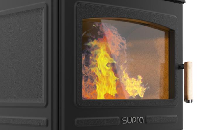 Stufa a legna raccordable en fonte - SUPRA Georges 6.7 kW