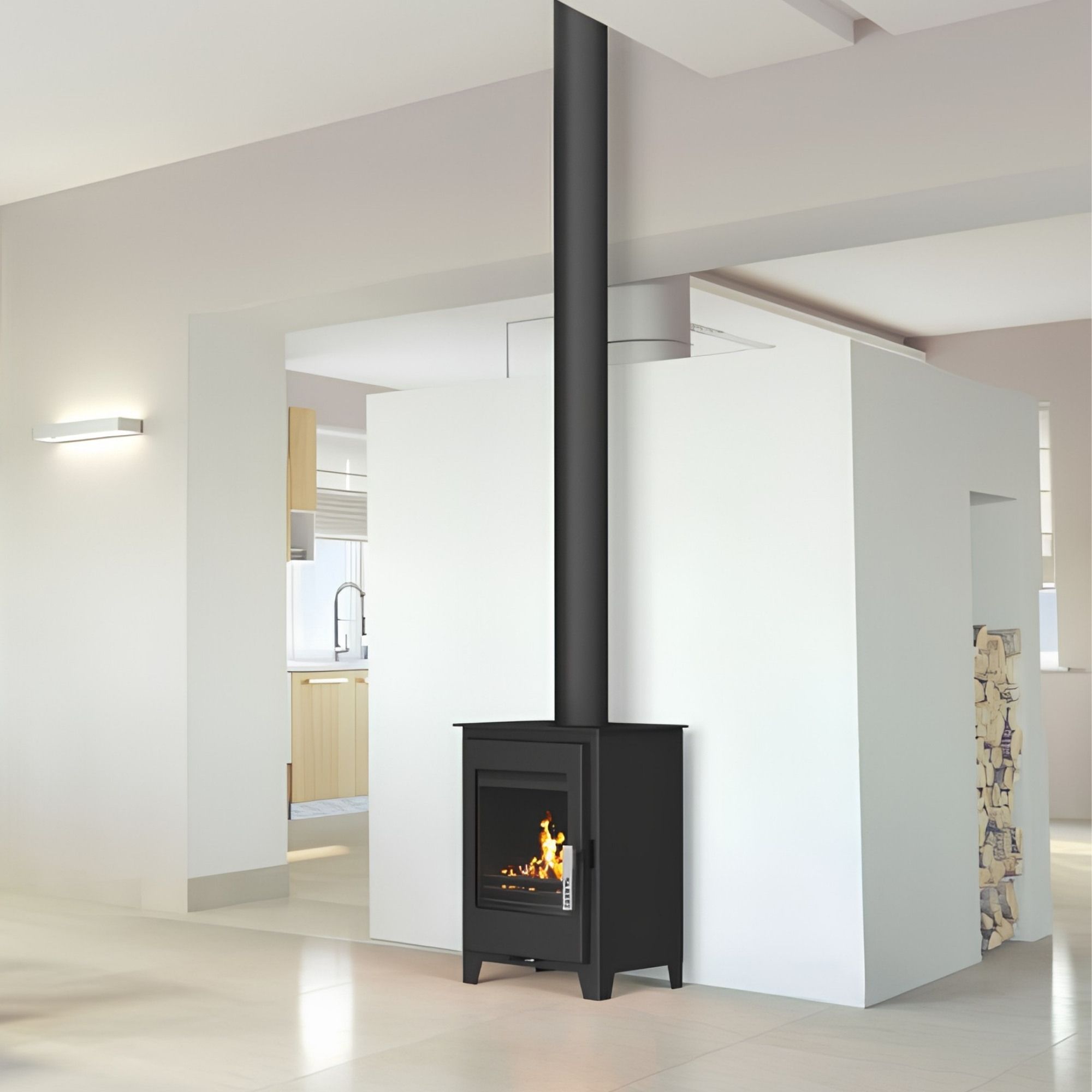 Stufa a legna étanche en fonte - SUPRA Oscar 4.8 kW