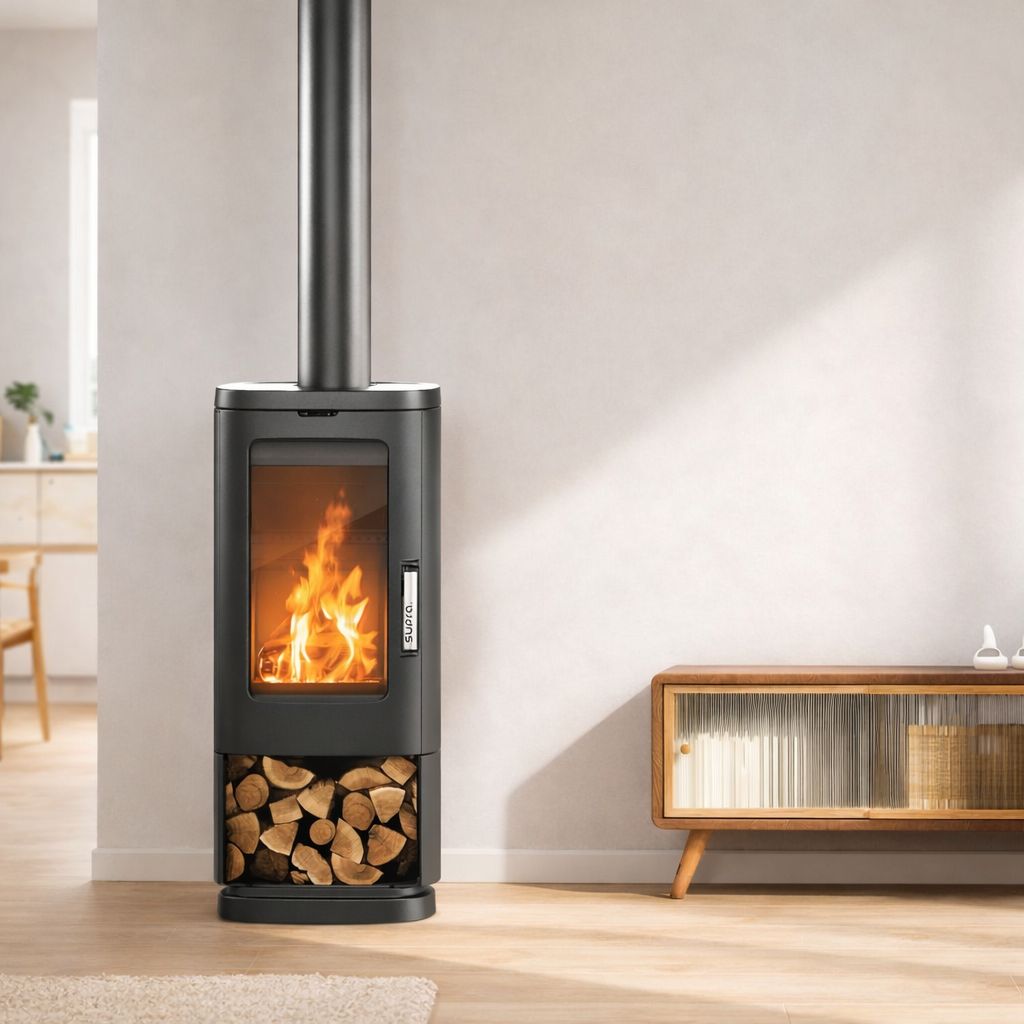 Stufa a legna en fonte -SUPRA Maonie bûcher 11.5 kW