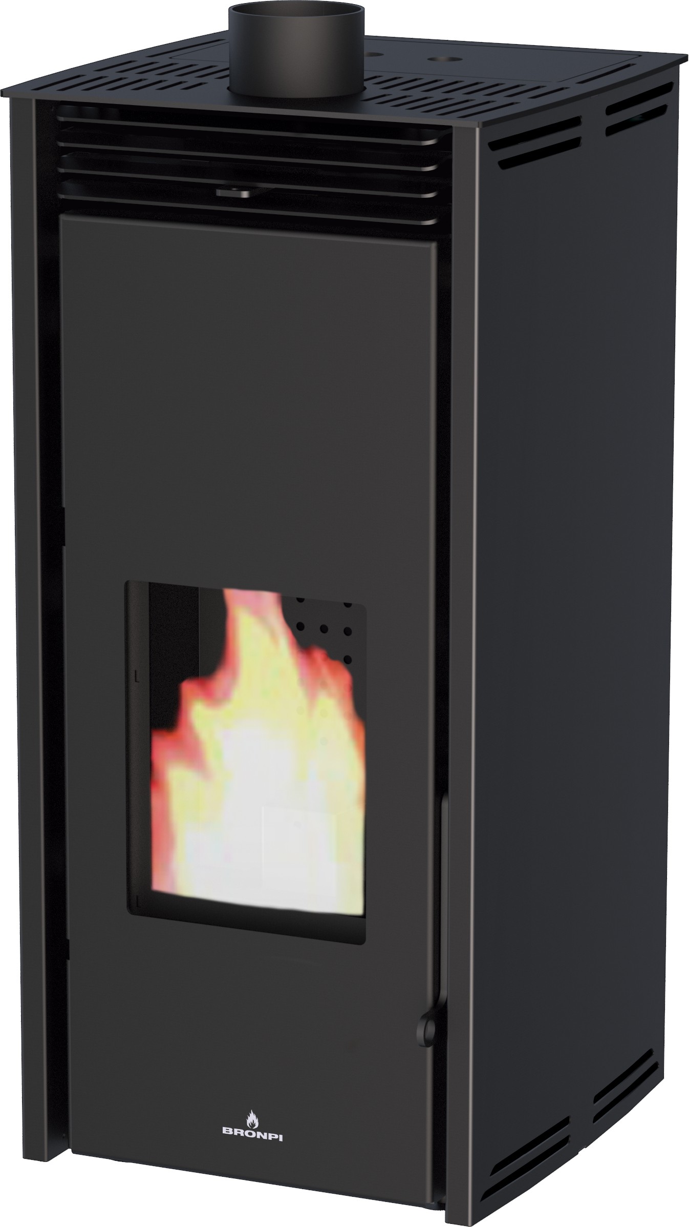 Stufa à granules sans électricité convection naturelle - BRONPI Free 6 kW