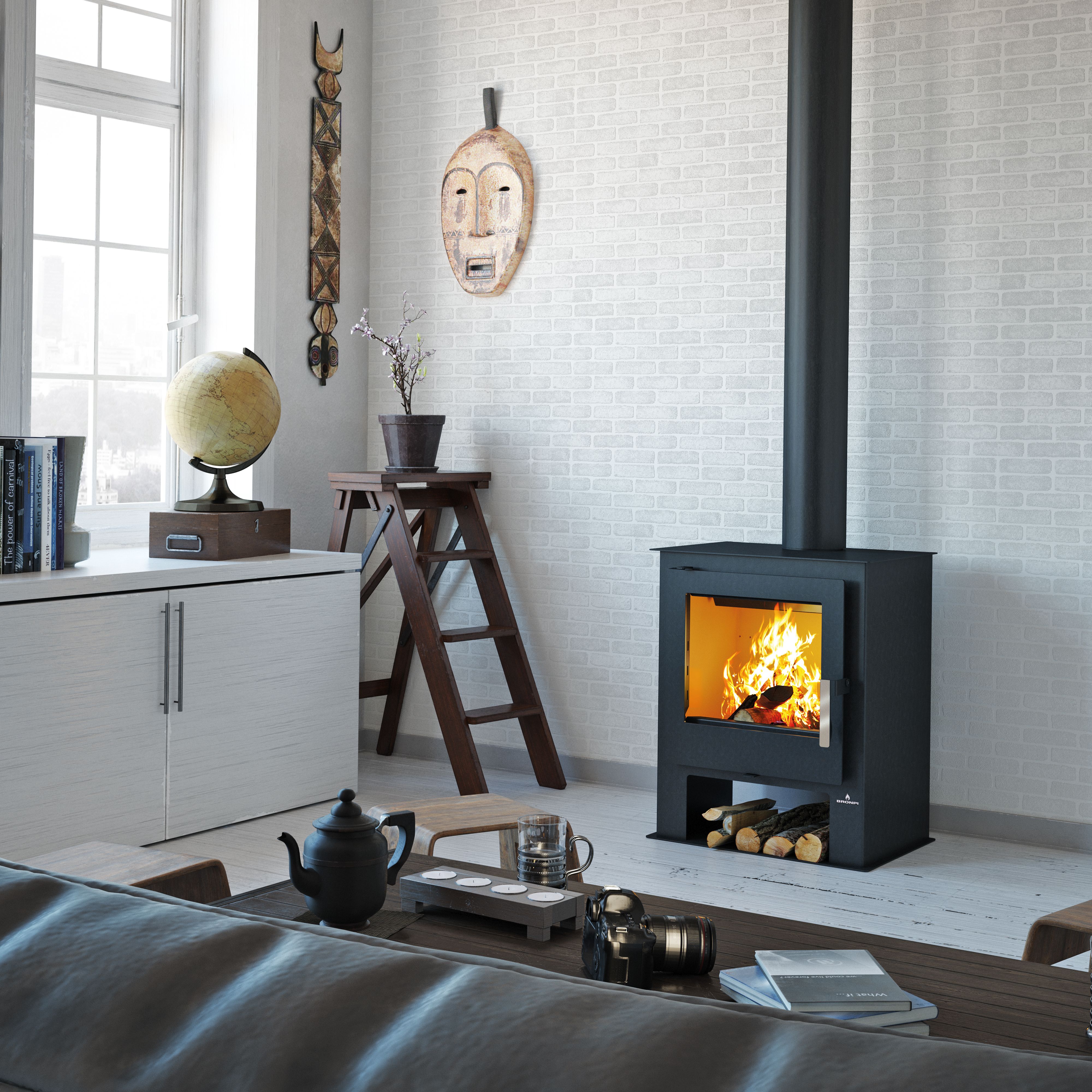 Stufa a legna - BRONPI Gijon 9 kW
