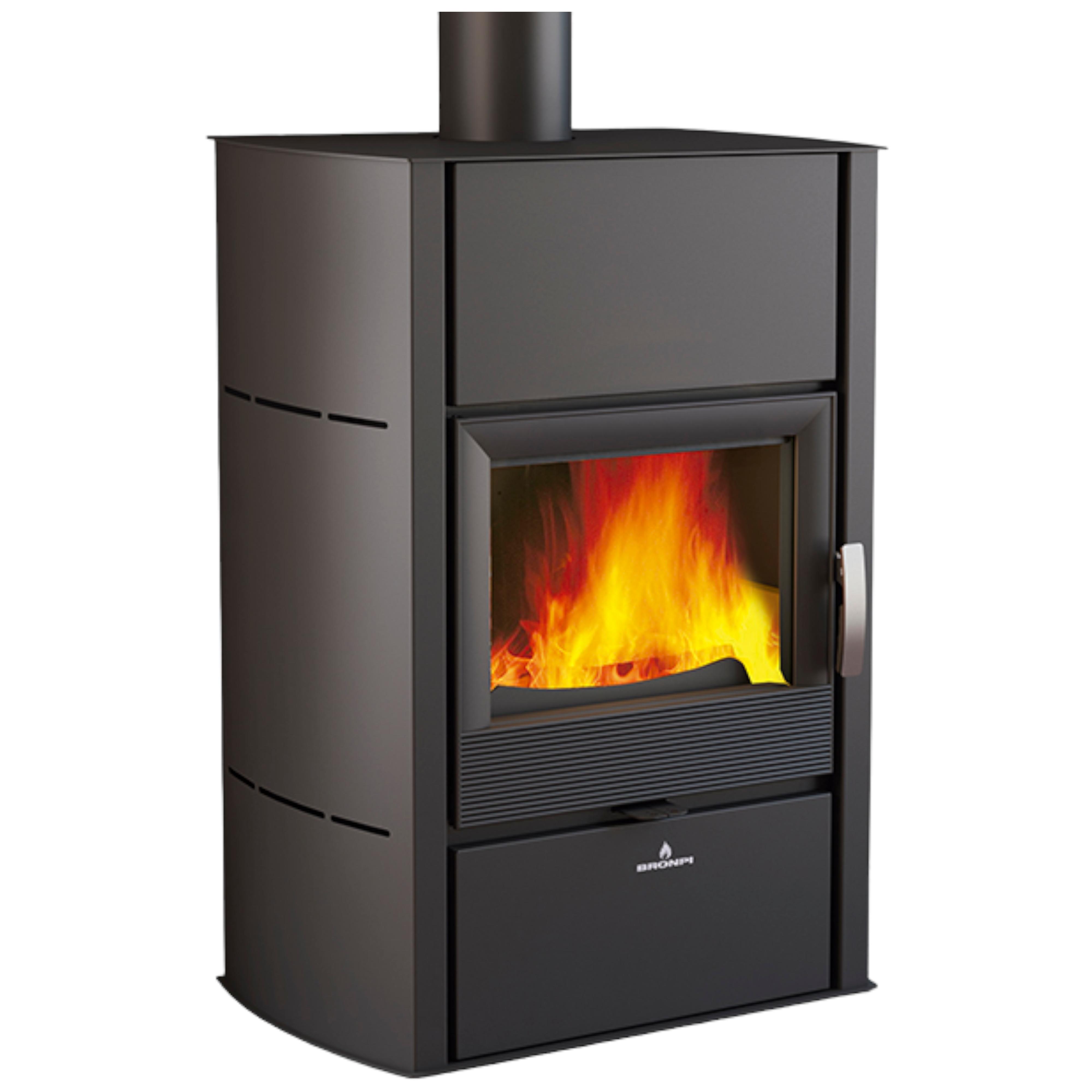 Stufa a legna bouilleur raccordable - BRONPI HydroNova Plus 15 kW