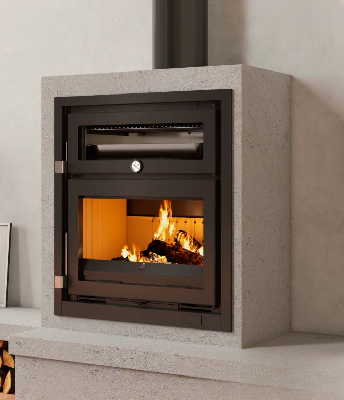Inserto à bois avec four - FIREMATIC Hutto 12.5 kW