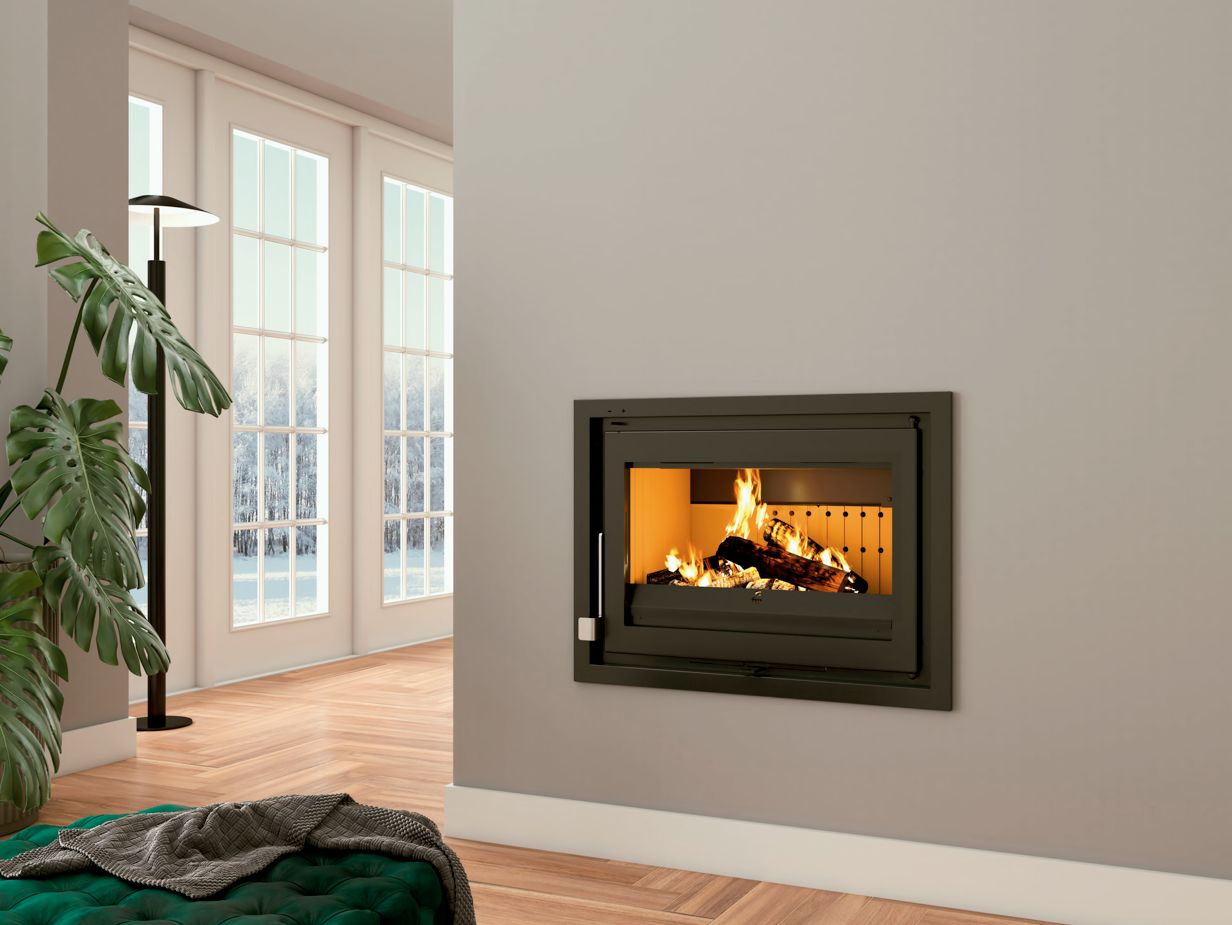 Inserto à bois raccordable - FIREMATIC Olen 12.6 kW