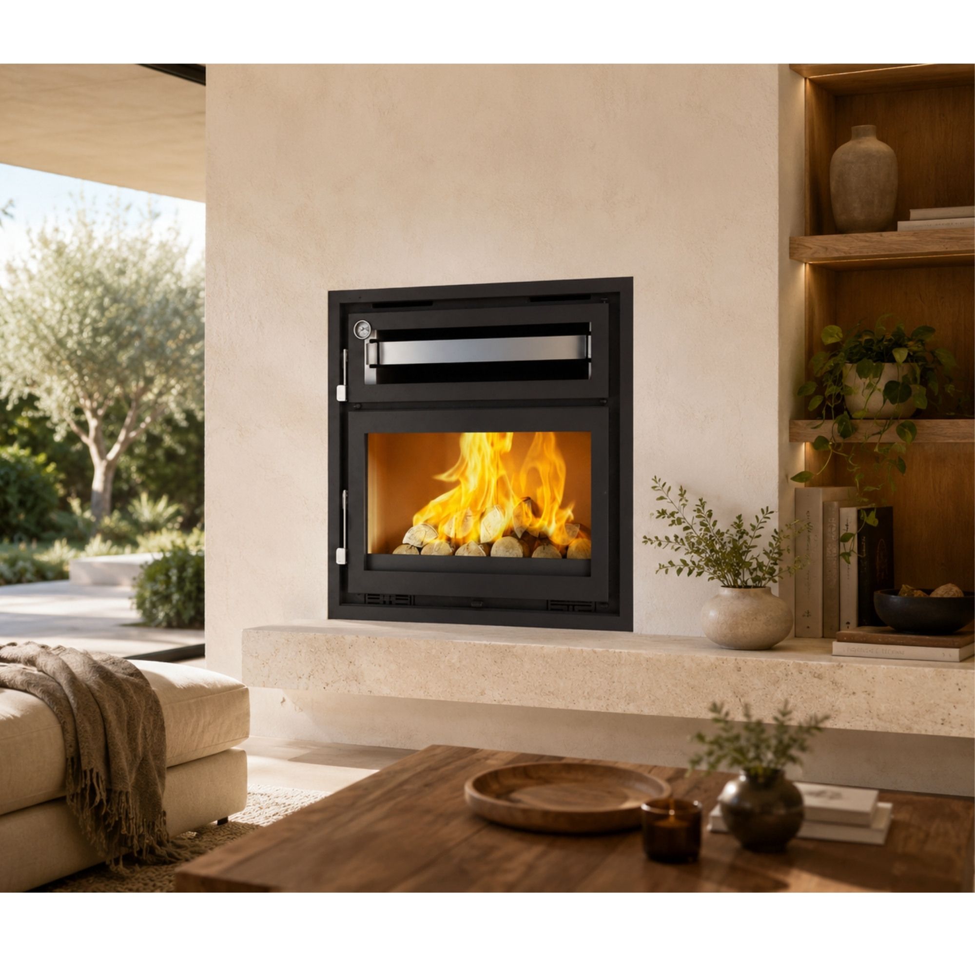 Inserto à bois avec four - FIREMATIC Ohio 12.8 kW