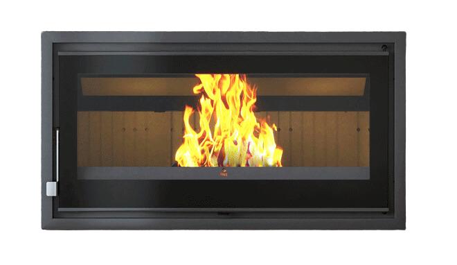 Inserto à bois ventilé silencieux canalisable - FIREMATIC Ontario 14.5 kW