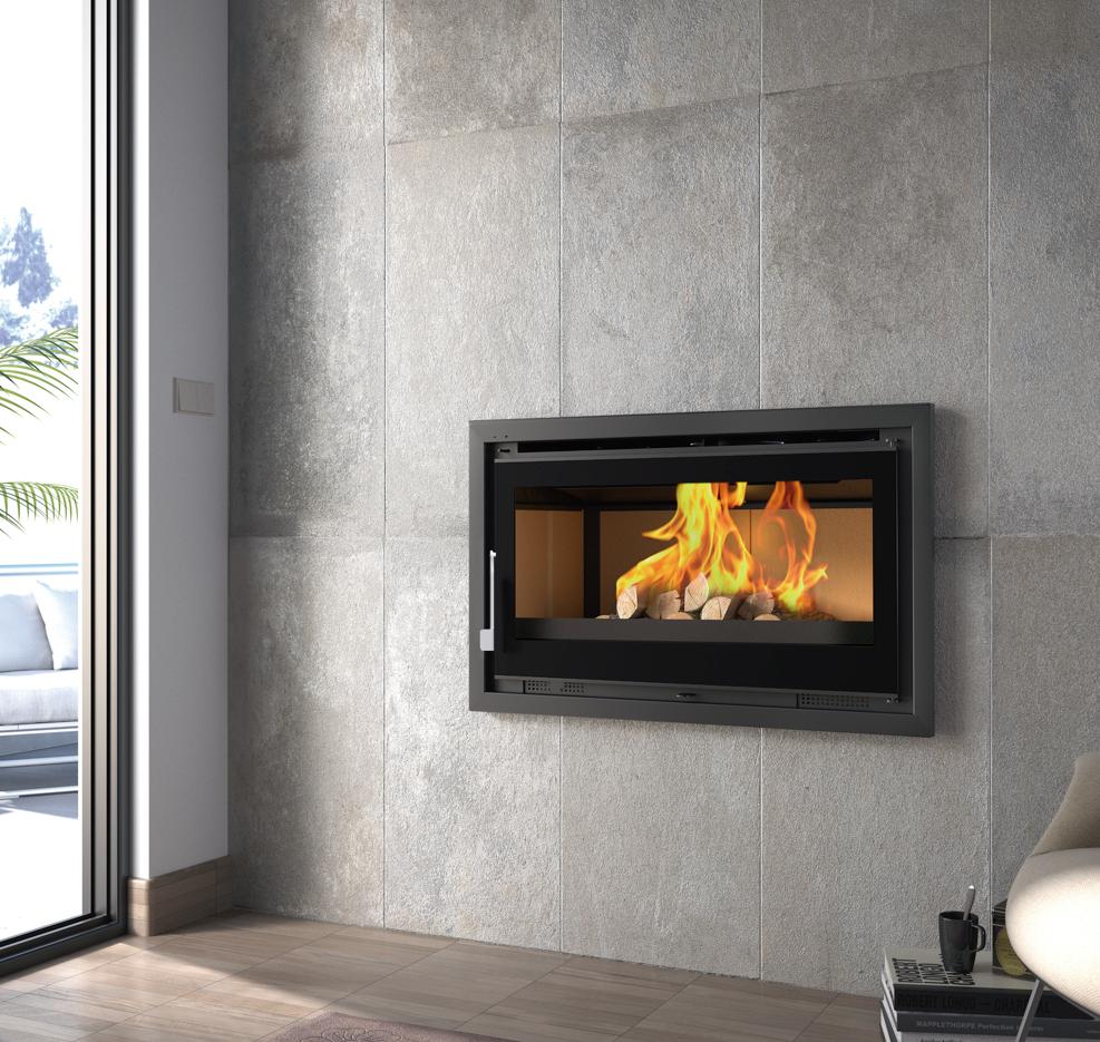 Inserto à bois ventilé canalisable - FIREMATIC Mora 13.3 kW