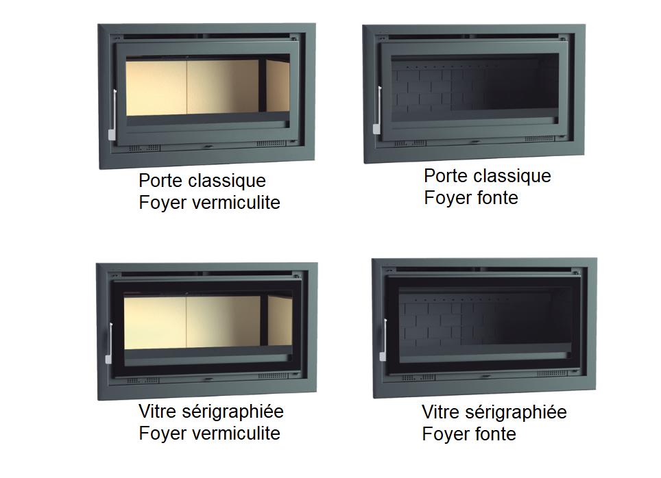 Inserto à bois ventilé canalisable - FIREMATIC Mora 13.3 kW