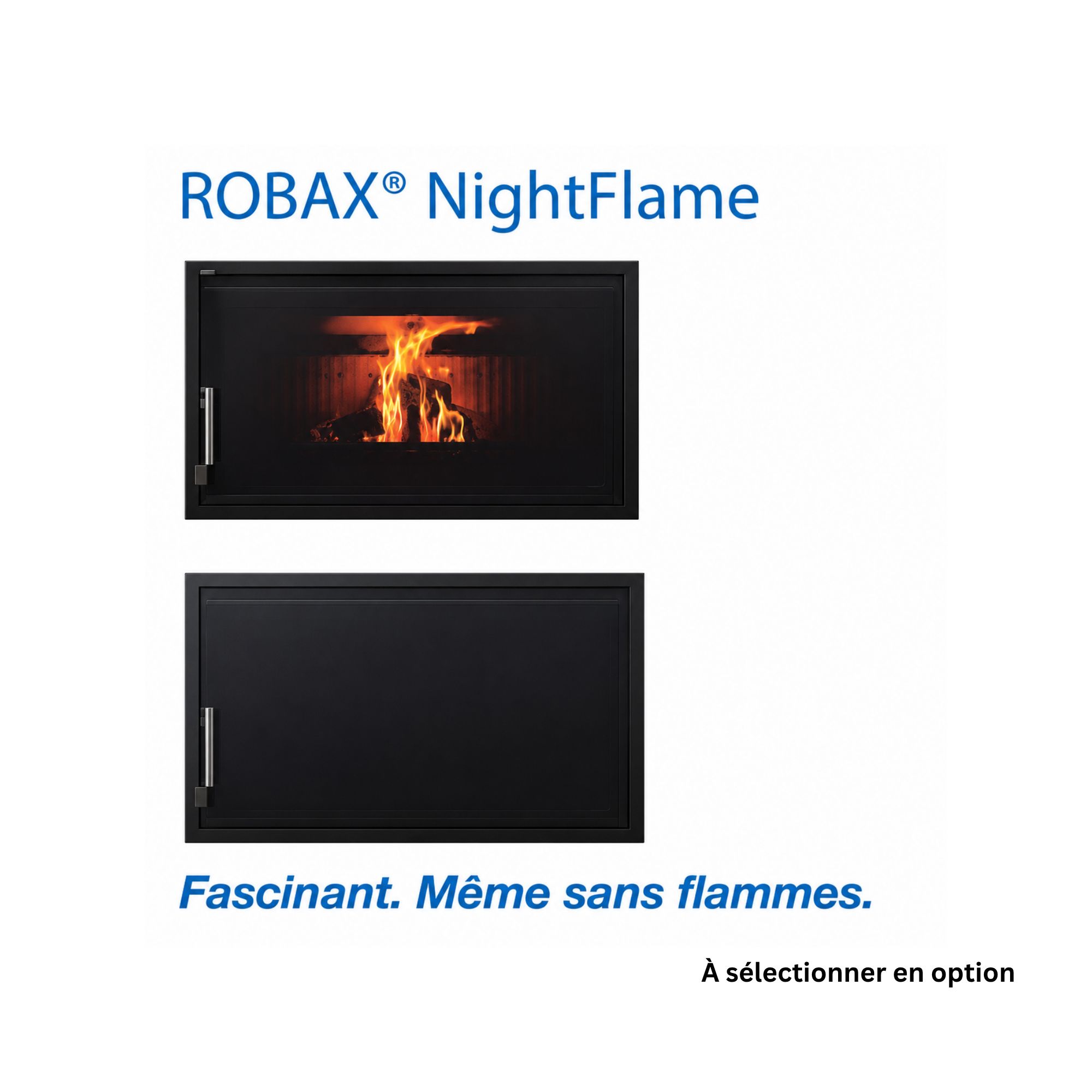 Inserto à bois ventilé canalisable - FIREMATIC Mora 13.3 kW