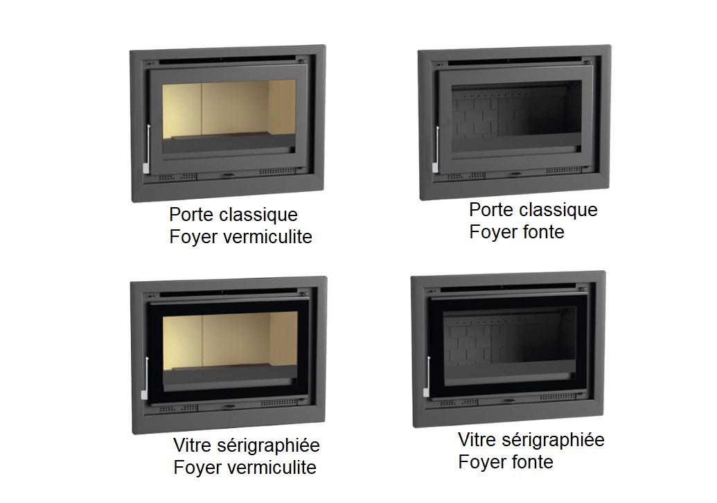 Inserto à bois ventilé - FIREMATIC Hona 12.8 kW
