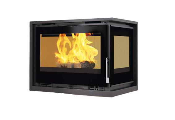Inserto à bois 2 vitres ventilé - FIREMATIC Jenn-D 12.8 kW