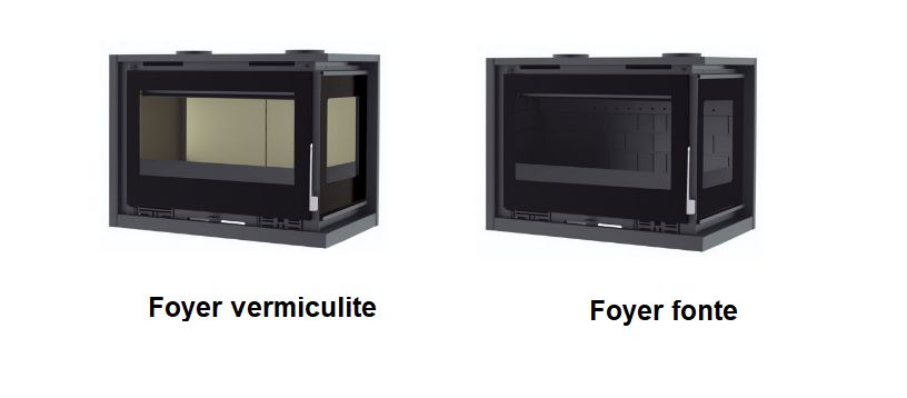 Inserto à bois 2 vitres ventilé - FIREMATIC Jenn-D 12.8 kW
