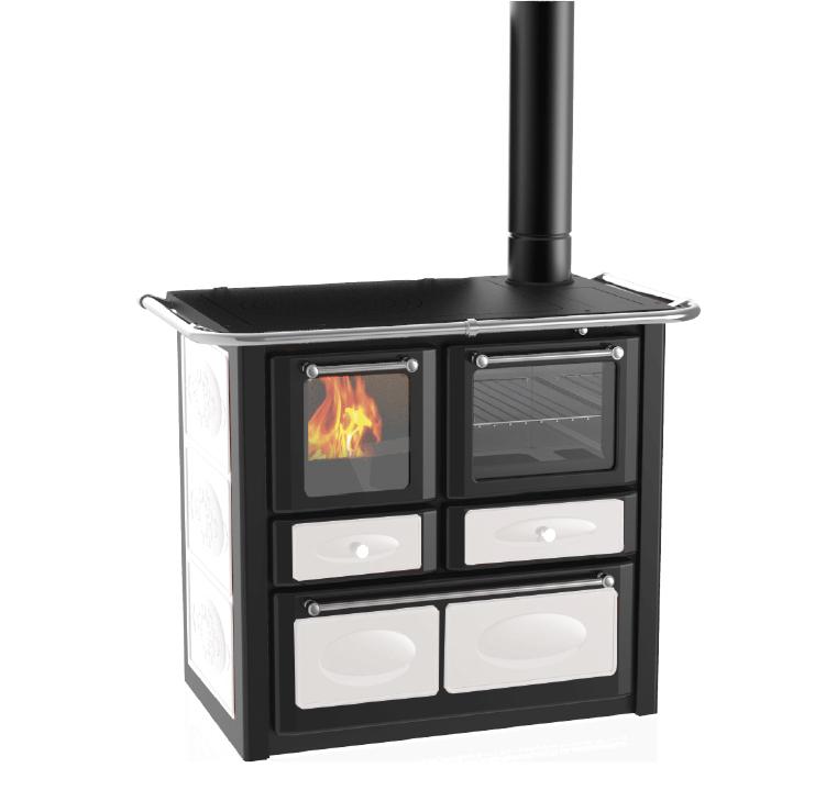 Cuisinière à bois - LINCAR Gaia 149 VL 6.3 kW