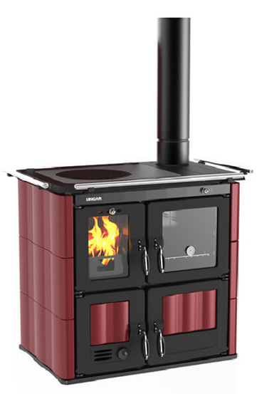 Cuisinière à bois en céramique - LINCAR Bea 7.5 kW