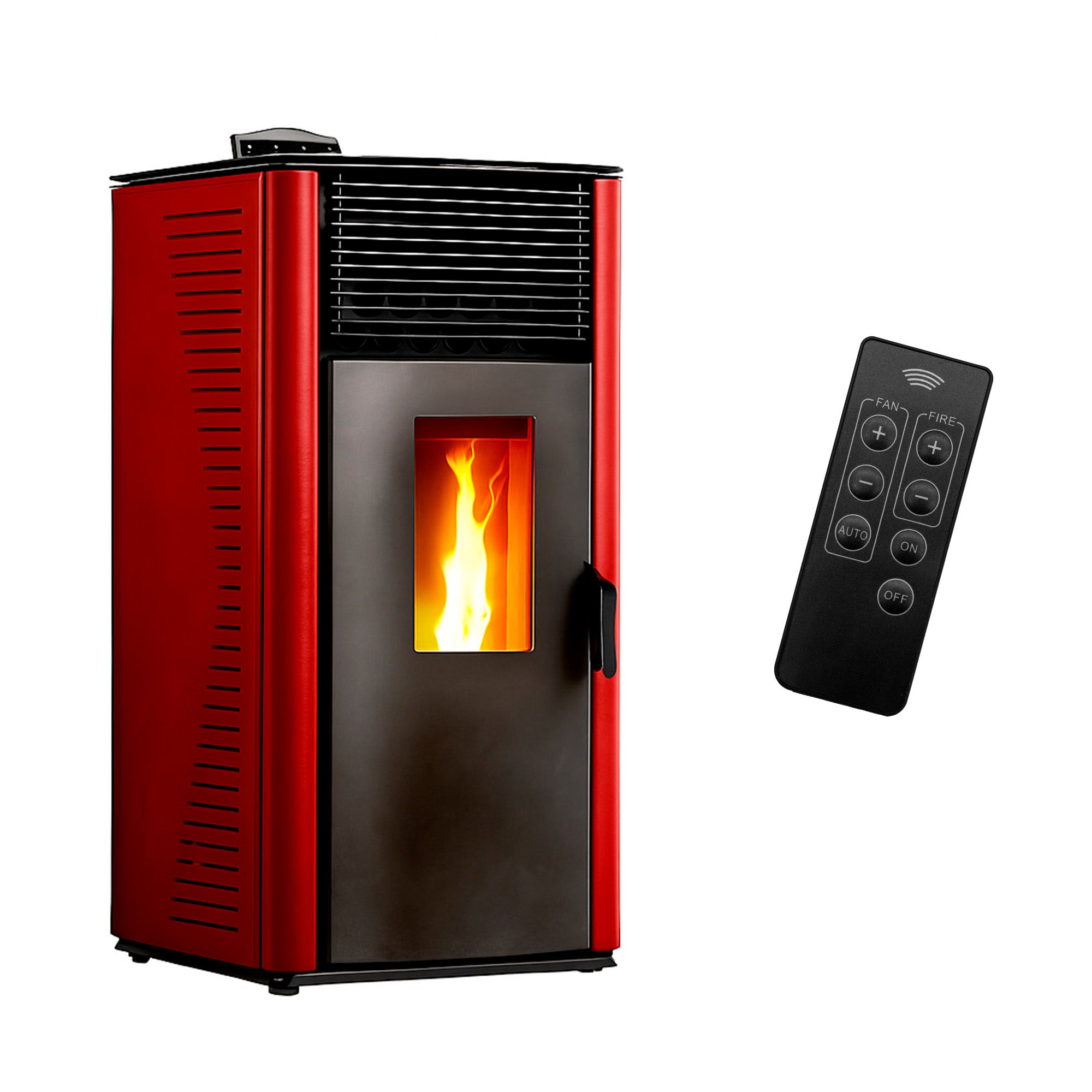 Stufa a pellet étanche Anita 12 kW Bordeaux Sannover