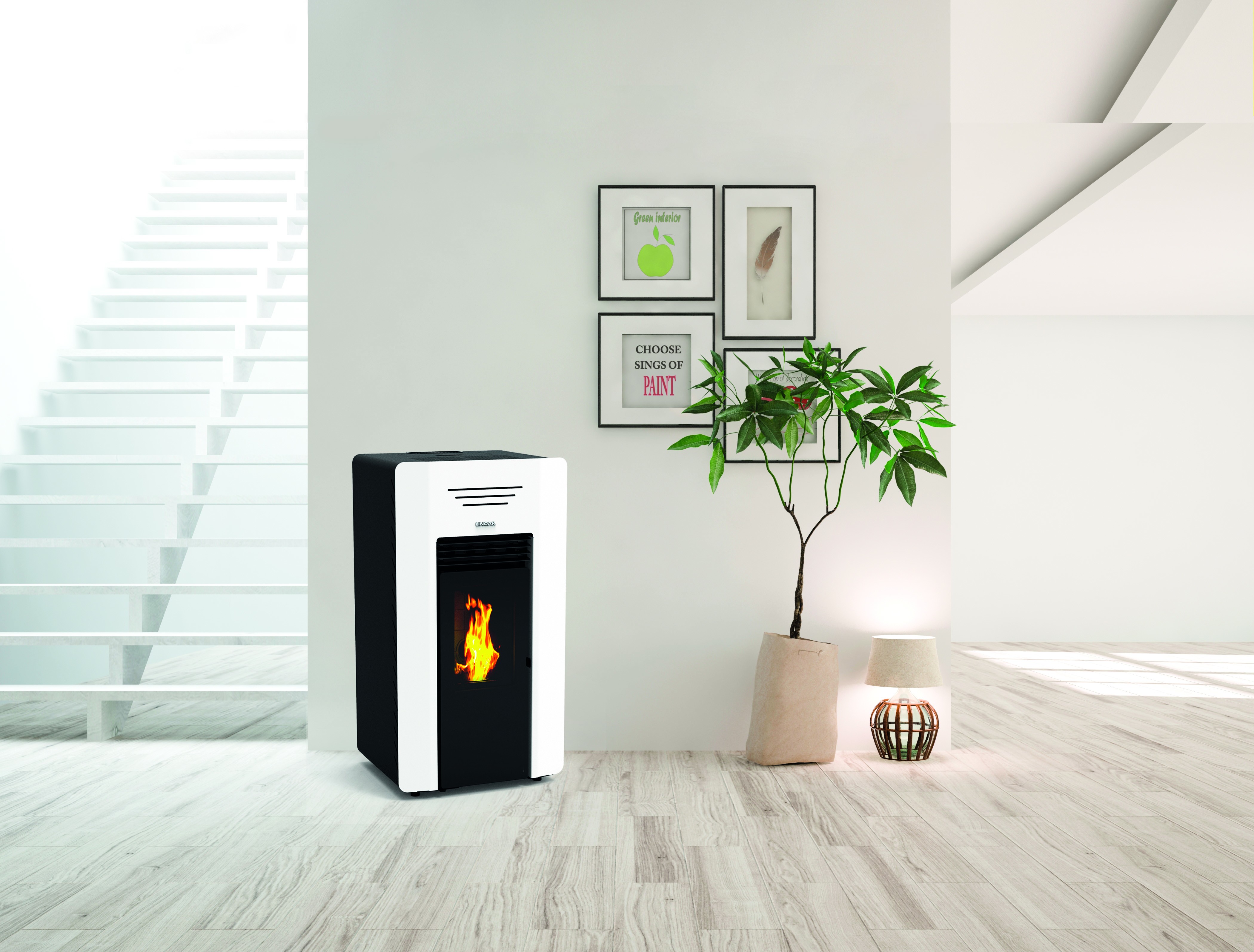 Stufa à granules canalisable - LINCAR Windy Canalizzata 11.6 kW