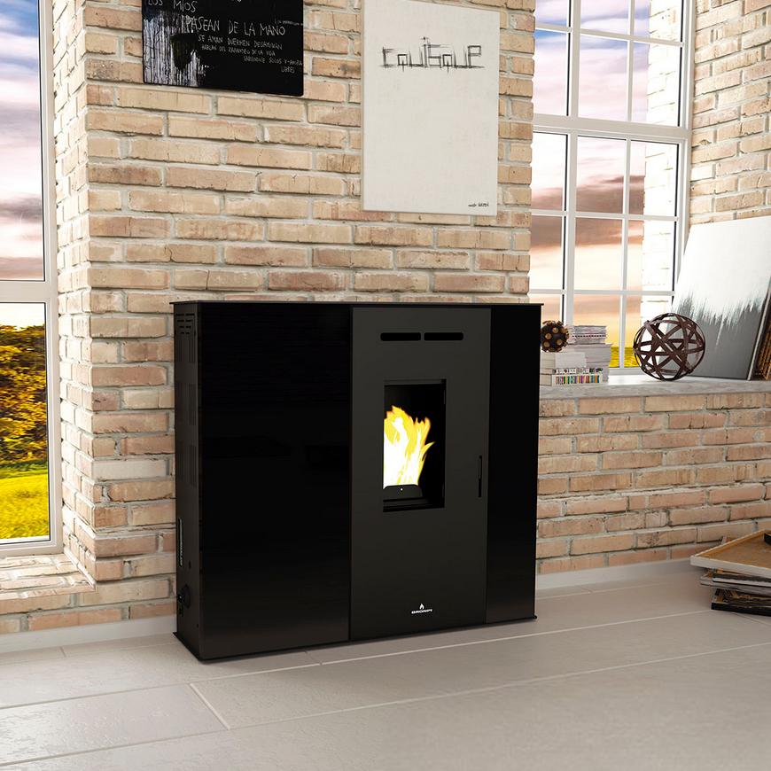 Stufa a pellet extra-plat - BRONPI Lupe 8 kW