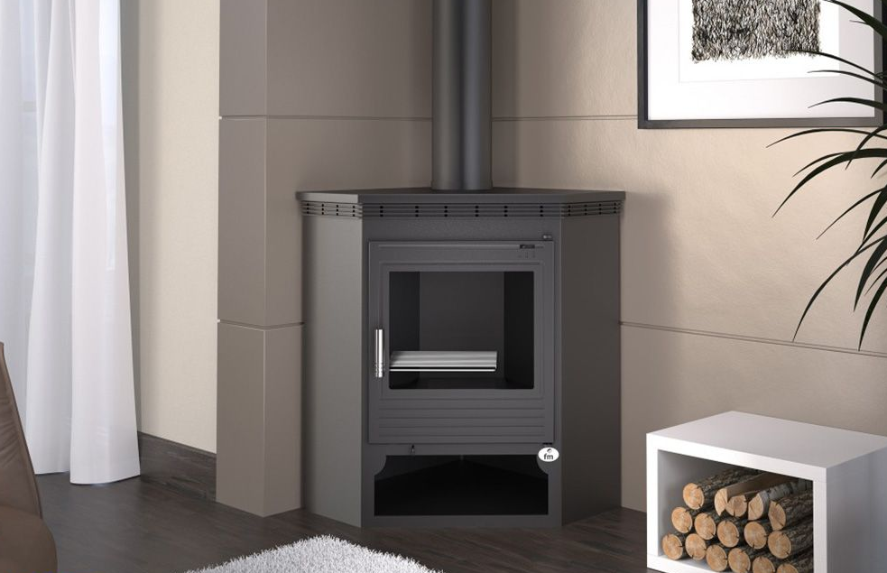 Stufa a legna d'angle - FIREMATIC Dallas 11.3 kW