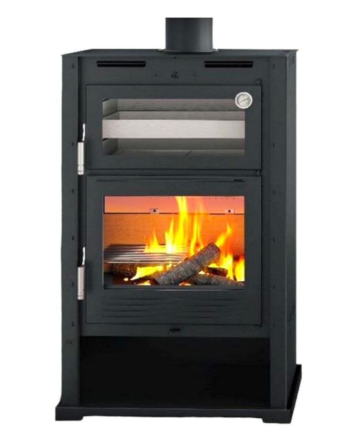 Stufa a legna ventilé avec four - FIREMATIC Kentucky 9.5 kW