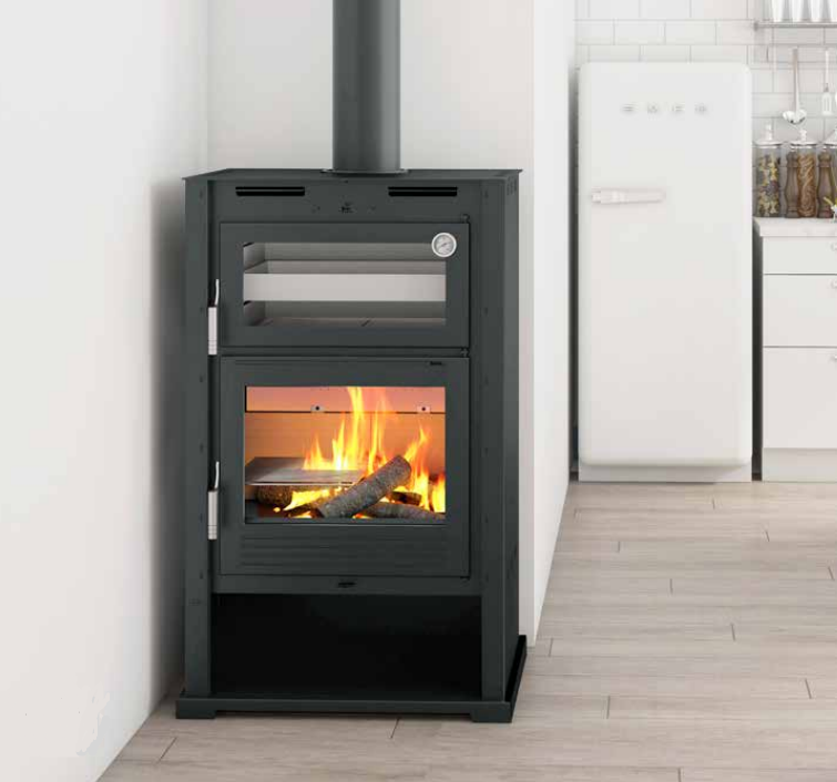 Stufa a legna ventilé avec four - FIREMATIC Kentucky 9.5 kW