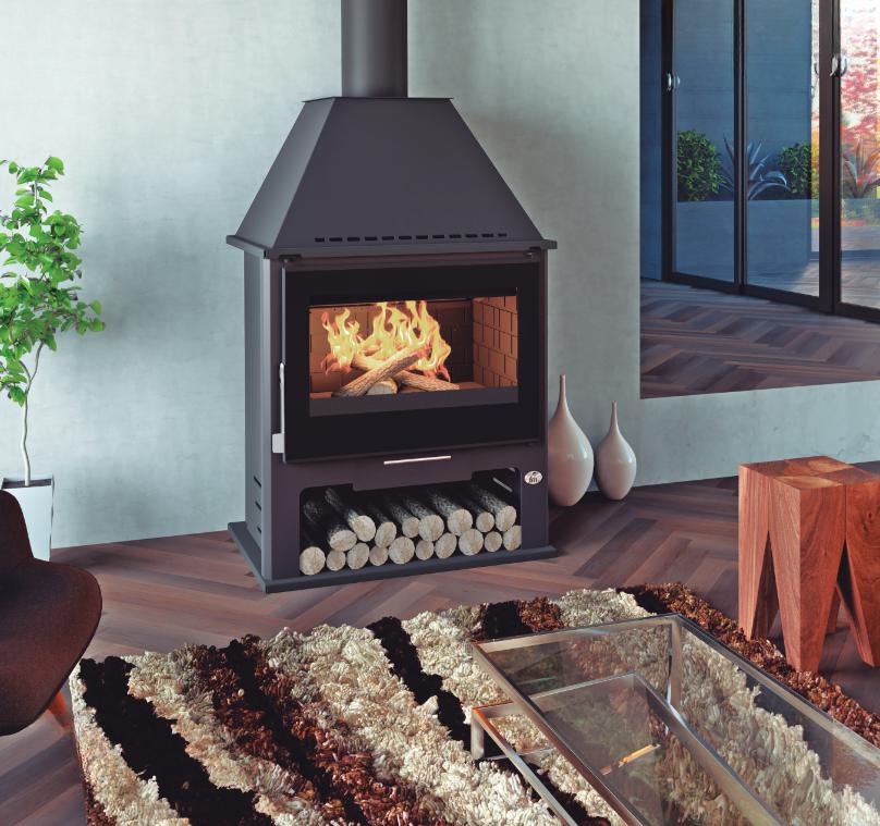 Stufa a legna ventilé - FIREMATIC Boston Luxe 12.6 kW