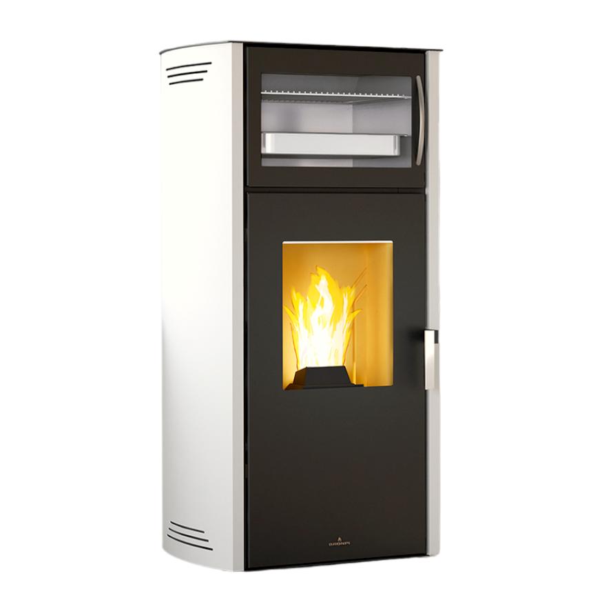 Stufa a pellet silencieux avec four - BRONPI Noa Horno 11 kW