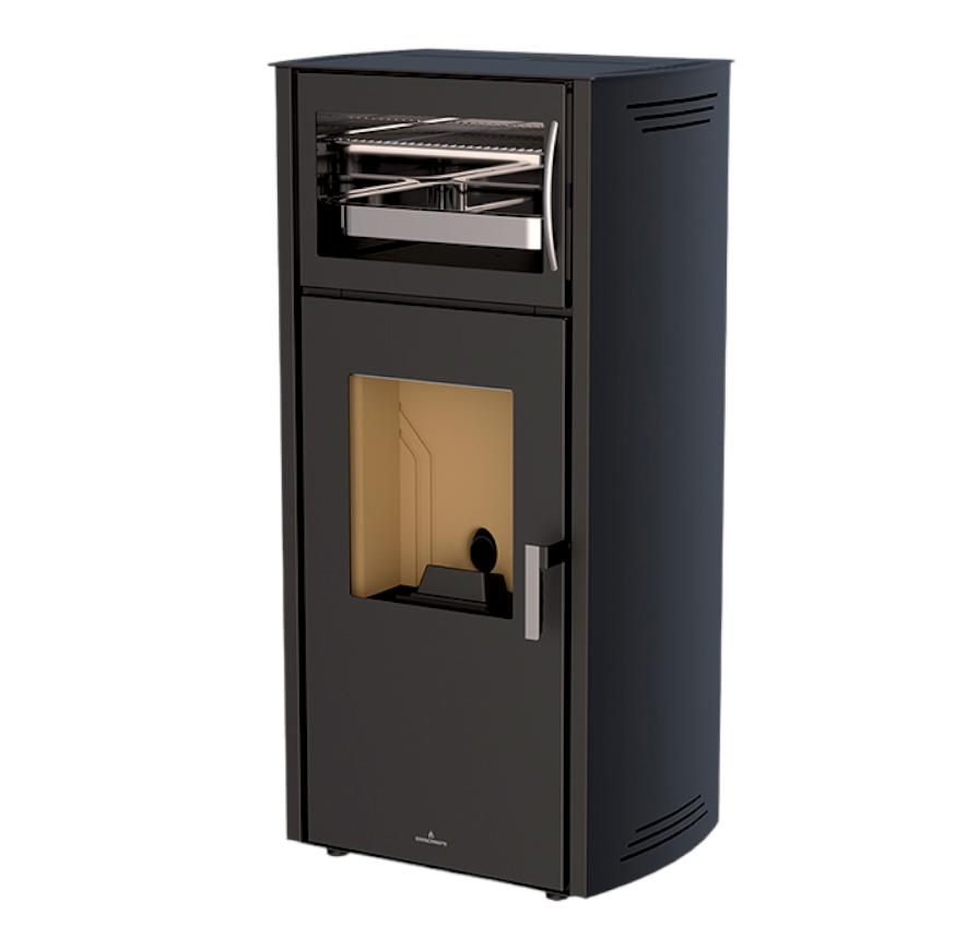 Stufa a pellet silencieux avec four - BRONPI Noa Horno 11 kW