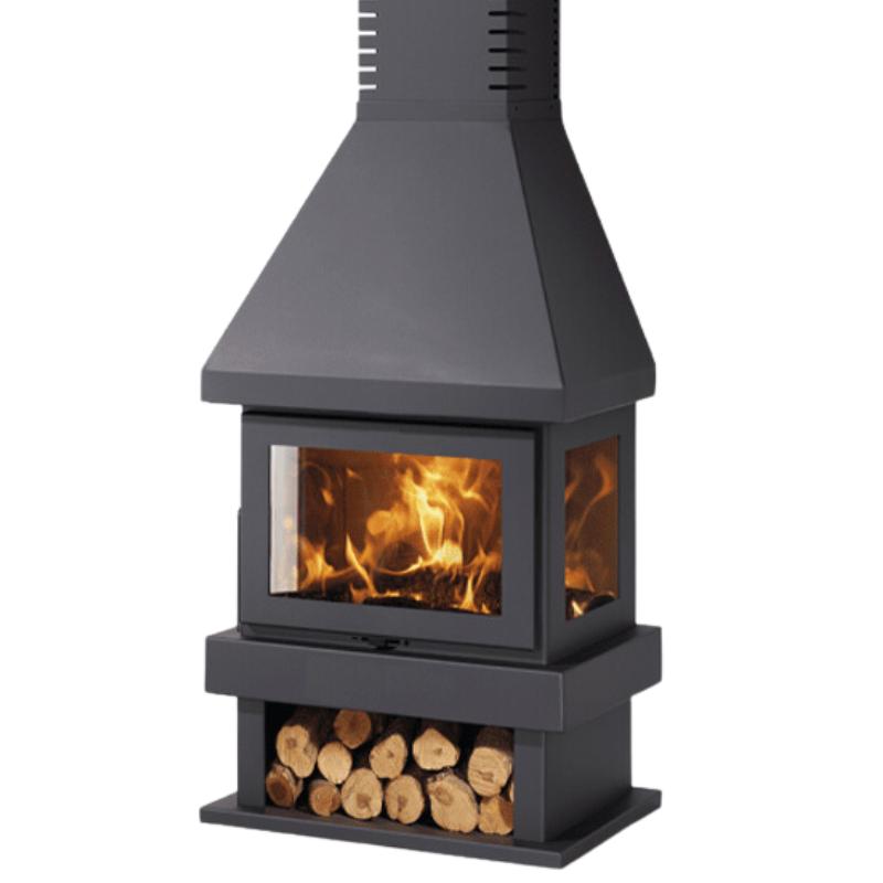 Cheminée à poser 3 vitres - PANADERO Canada 8 kW