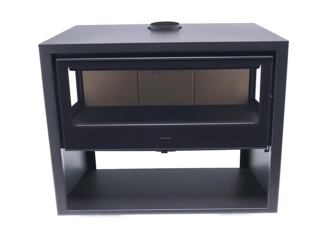 Stufa a legna raccordable 3 vitres - PANADERO Chopin 3V 8.2 kW