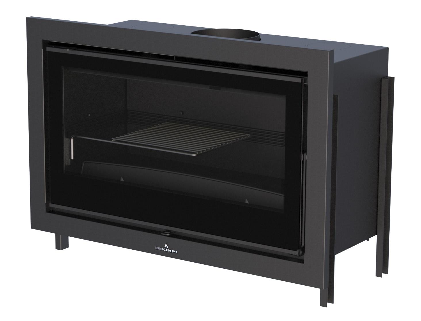 Inserto à bois ventilé canalisable - BRONPI Paris 90 Vision 14 kW