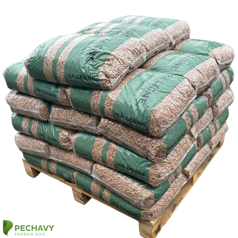 Hà Légne Vert - 1/2 palette (33 sacs de 15kg)