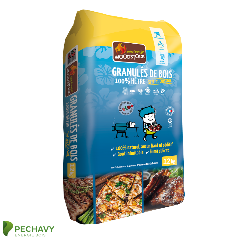 Granulés de bois spécial cuisson