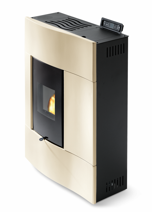 Stufa à granules extra plat céramique - ORIGINE PHEBO Chimera 8.6 kW