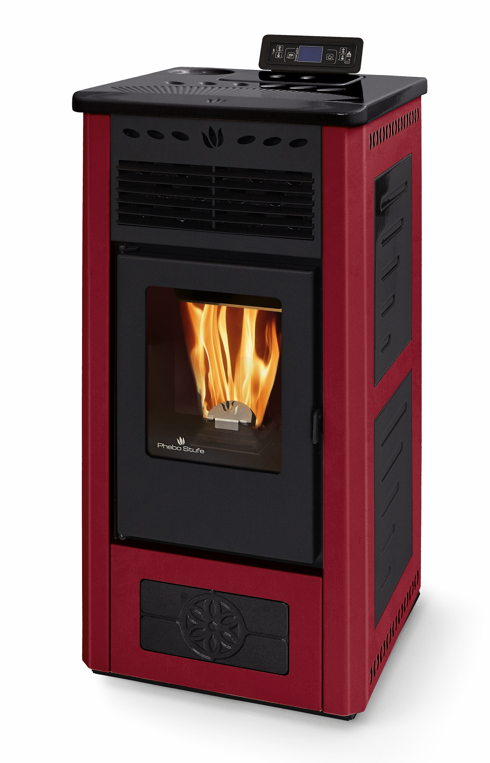 Stufa à granules en céramique - ORIGINE PHEBO Febe Bicolore 5S-8 7.5 kW