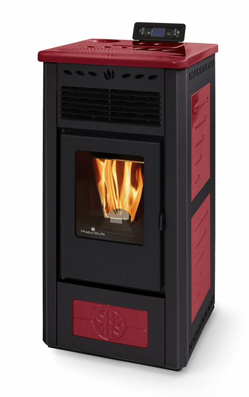 Stufa à granules en céramique - ORIGINE PHEBO Febe Bicolore 5S-8 7.5 kW