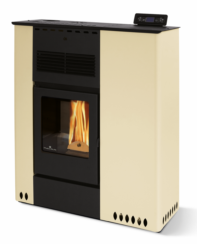 Stufa à granules extra plat - ORIGINE PHEBO Hera Maxi 11.5 kW