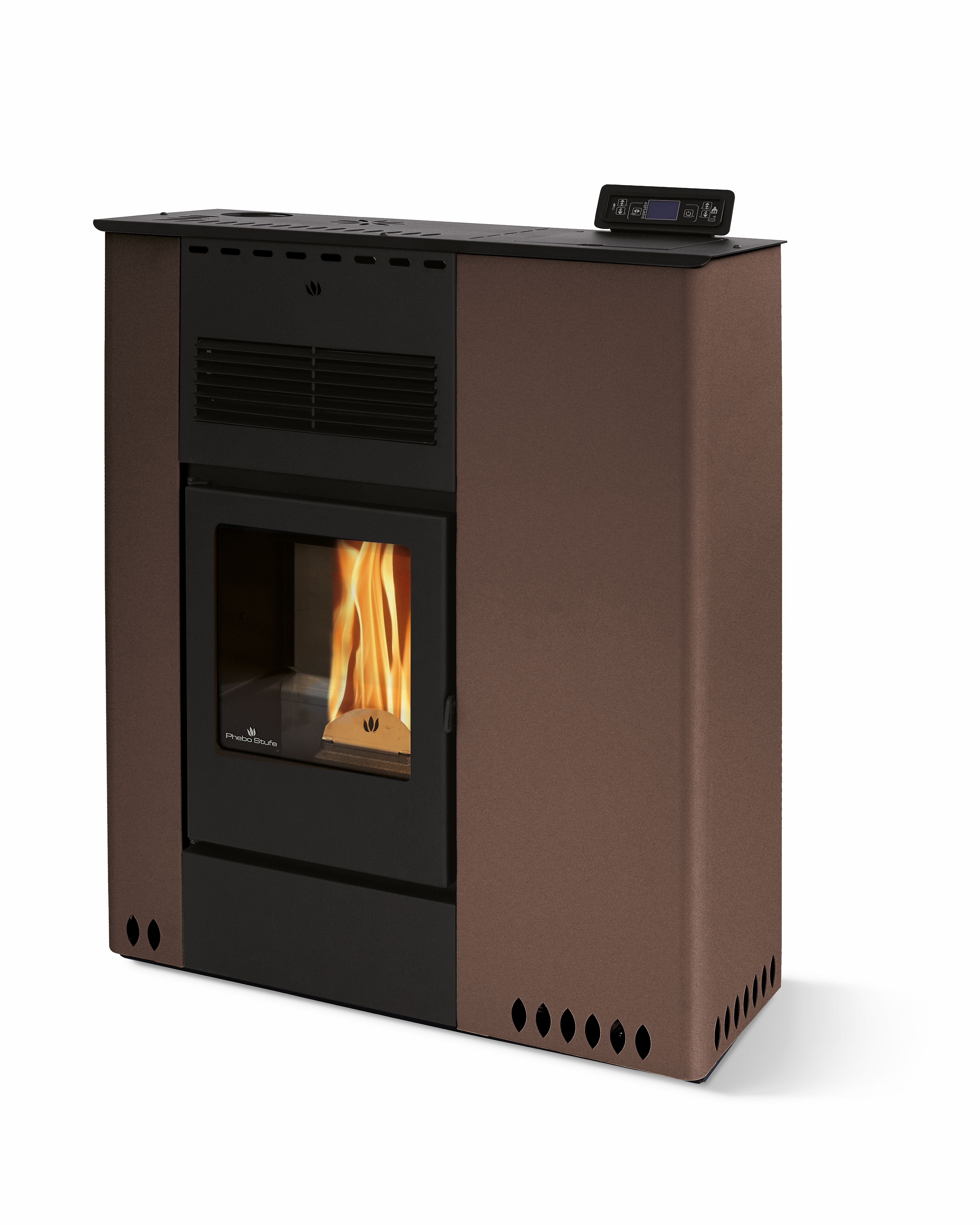 Stufa à granules extra plat - ORIGINE PHEBO Hera Maxi 11.5 kW