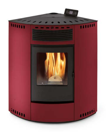 Stufa à granules d'angle - ORIGINE PHEBO Asia 12.7 kW
